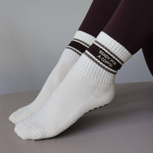 Load image into Gallery viewer, Ready for a Coffee Grippy Socks
