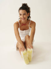 Load image into Gallery viewer, Lemon Ruffle Grippy Socks