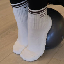 Load image into Gallery viewer, Tini Bit Hotter Grippy Sock