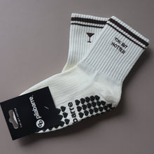 Load image into Gallery viewer, Tini Bit Hotter Grippy Sock