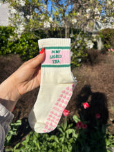 Load image into Gallery viewer, In my Lagree Era Grippy Socks- retro pink & green