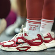 Load image into Gallery viewer, Shopping Is My Sport Grippy Sock