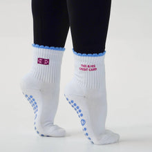 Load image into Gallery viewer, This and His Credit Card Grippy Socks
