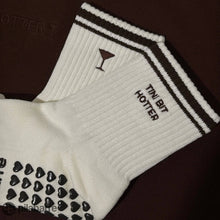 Load image into Gallery viewer, Tini Bit Hotter Grippy Sock