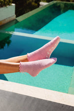 Load image into Gallery viewer, Pink Bow Grippy Socks