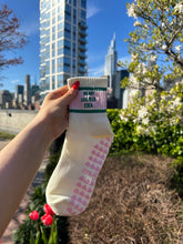 Load image into Gallery viewer, In my Lagree Era Grippy Socks- retro pink & green