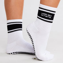 Load image into Gallery viewer, Lagree Girls Do it Better Grippy Socks

