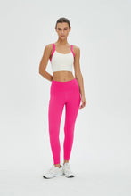 Load image into Gallery viewer, Clara Lycra Sports Bra: Pearl Hibiscus
