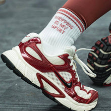 Load image into Gallery viewer, Shopping Is My Sport Grippy Sock
