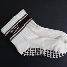 Load image into Gallery viewer, Ready for a Coffee Grippy Socks
