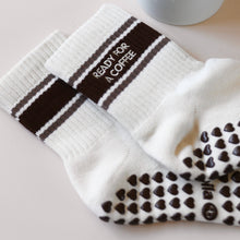 Load image into Gallery viewer, Ready for a Coffee Grippy Socks
