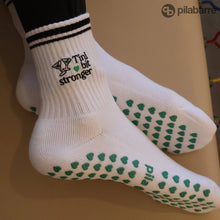 Load image into Gallery viewer, Tini Bit Stronger Grippy Socks
