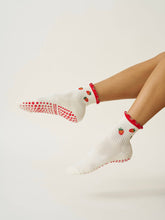 Load image into Gallery viewer, Strawberry Ruffle Grippy Socks
